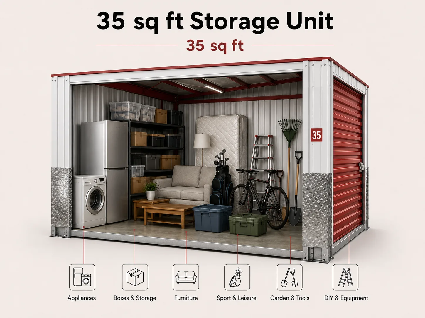 Minsterley 35sqft