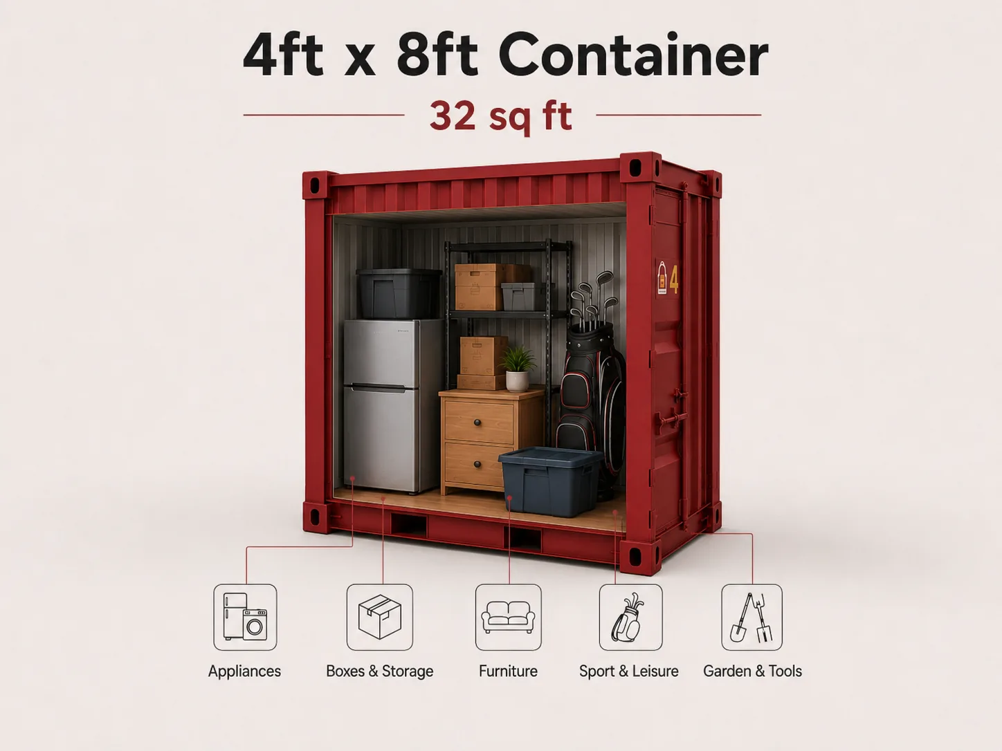 4ft x 8ft Stafford